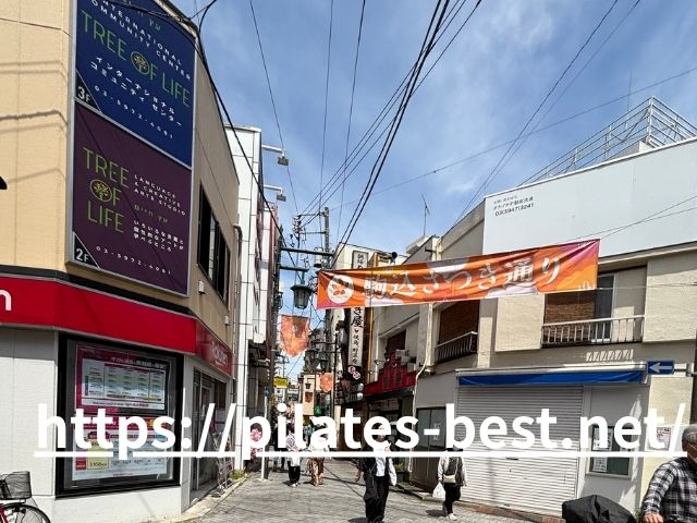 リントスル駒込店へ行くまでの道